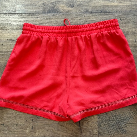 GB Gianni Bini Shorts Womens Large Orange Bohemian Tropical Pull On Lightweight - Picture 4 of 4